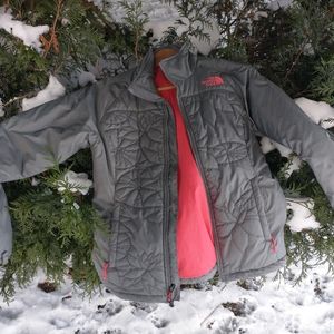 RARE North Face lotus flower jacket gray size Small
